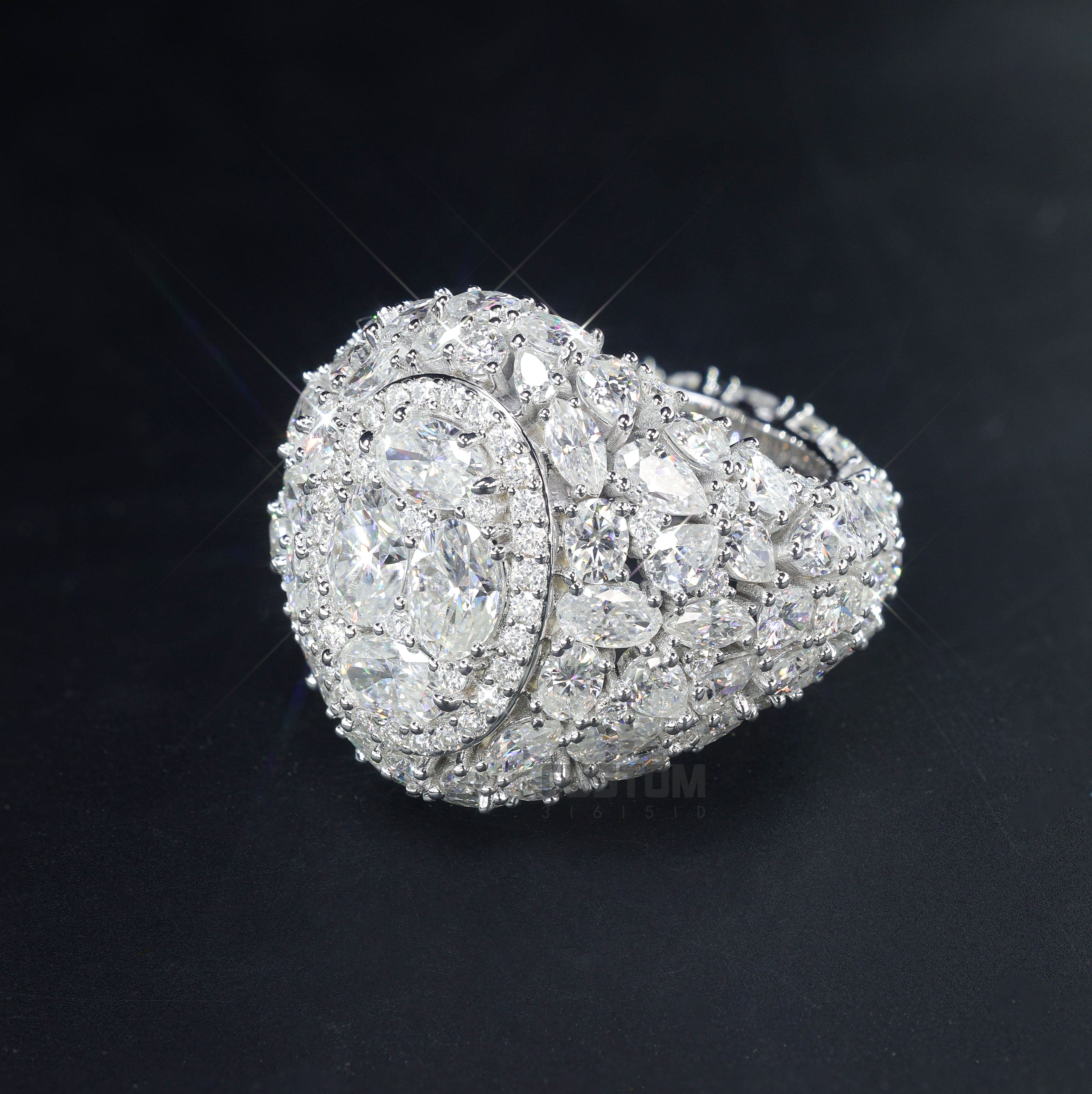 Mixed Pear-shaped Unisex Design Ring