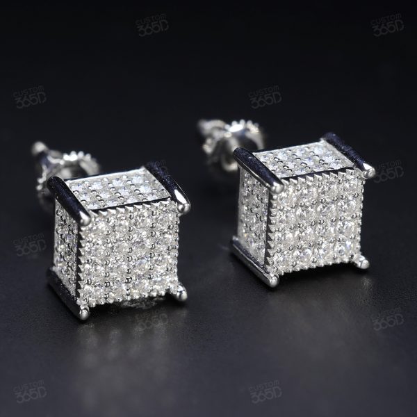 Modern Cube Earrings