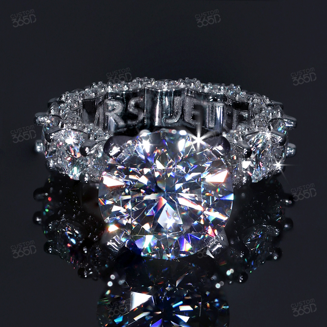 Brilliance Eternity Wedding Diamond Ring - Image 2