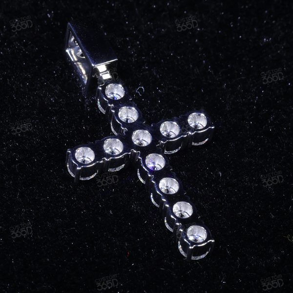 Diamond Cross Pendant - Image 2