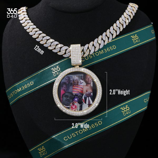 2-inch Double-side photo pendant - Image 5