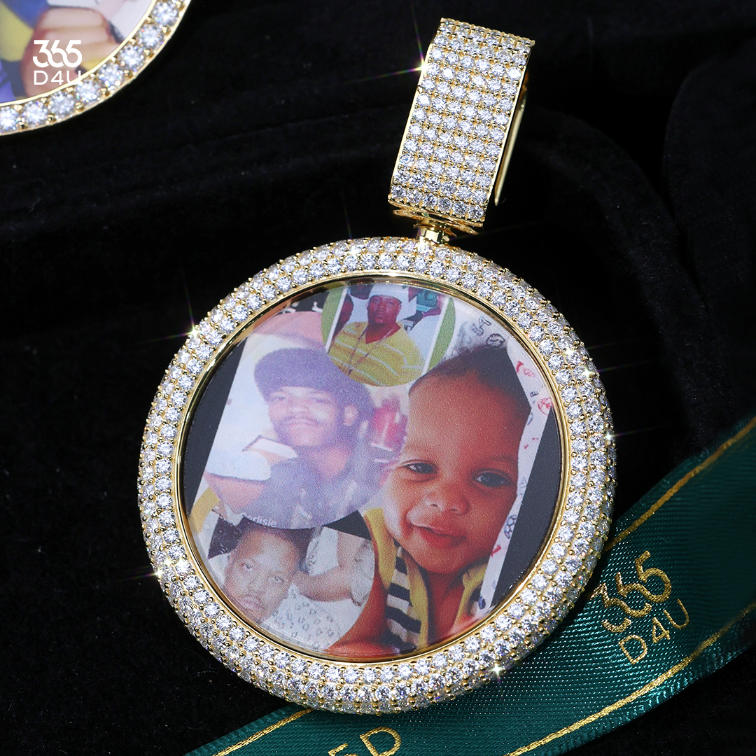 2-inch Double-side photo pendant