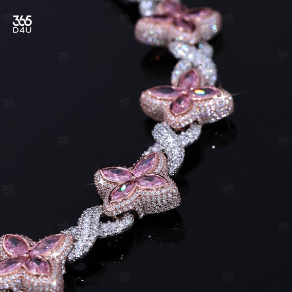 10mm Unisex Clover Bracelet - Image 3