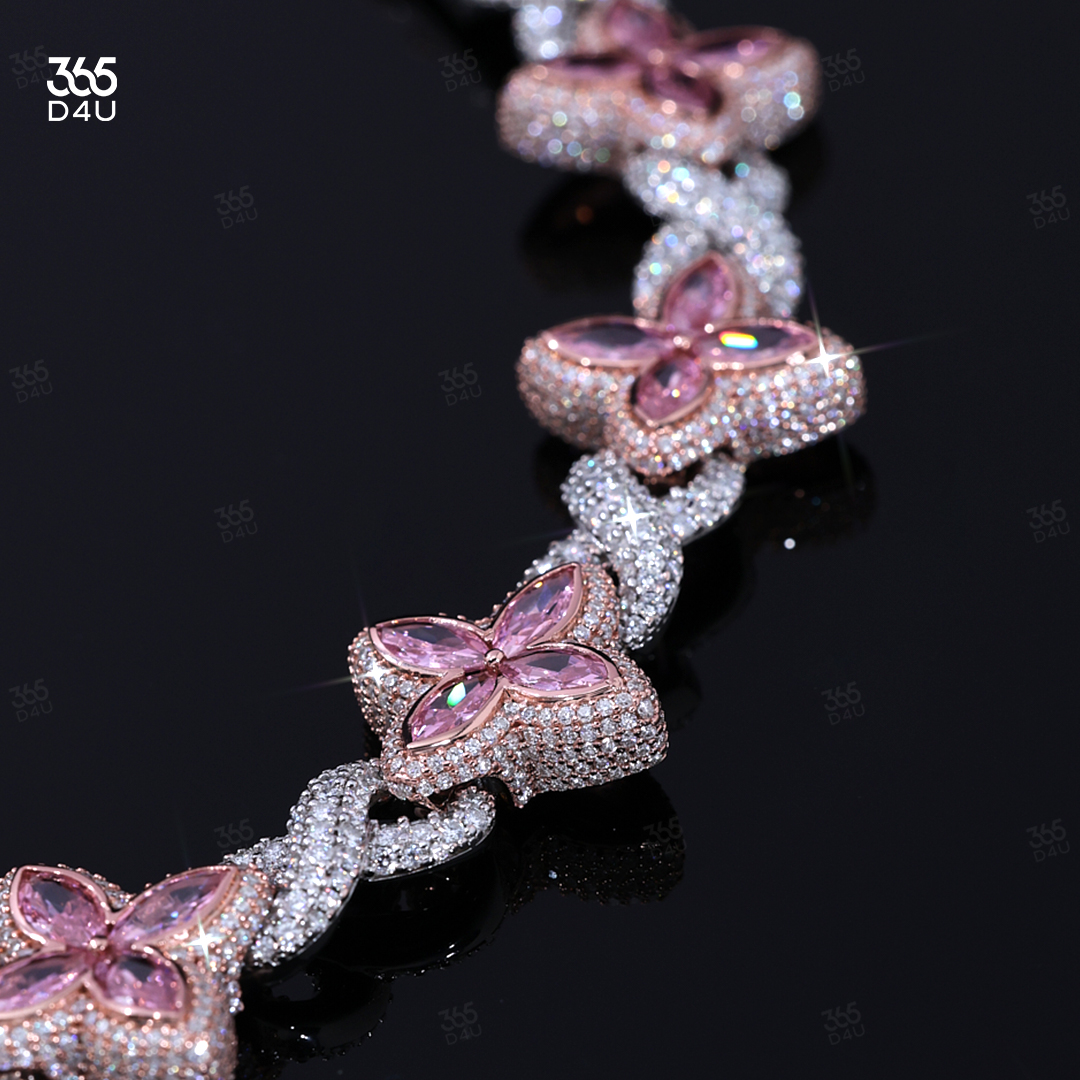 10mm Unisex Clover Bracelet - Image 3