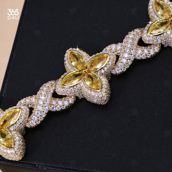 10mm Unisex Clover Bracelet - Image 4