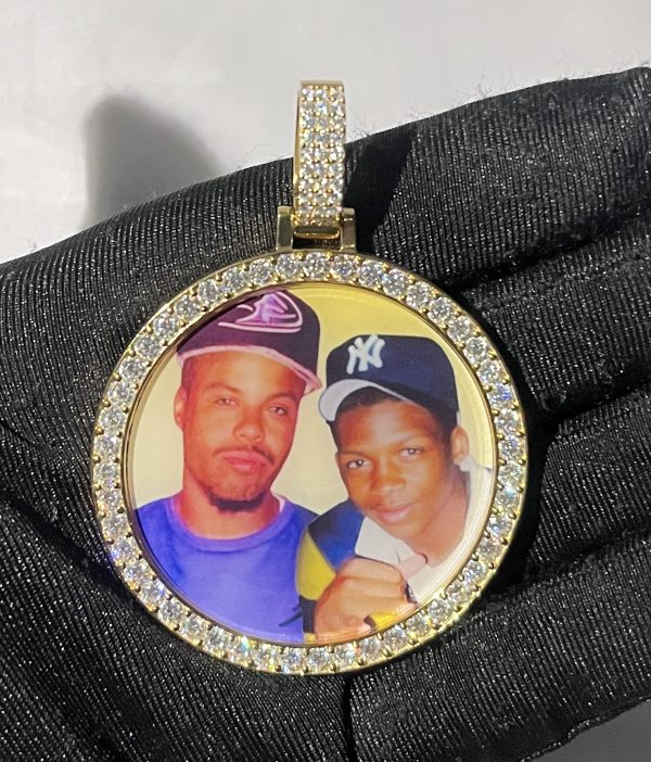 2-inch Solid-back Photo Pendant - Image 2