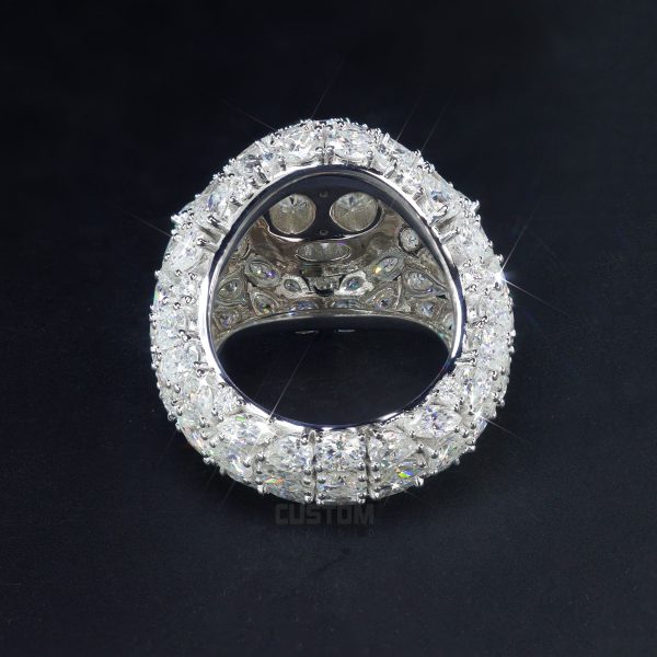 Mixed Pear-shaped Unisex Design Ring - Image 5