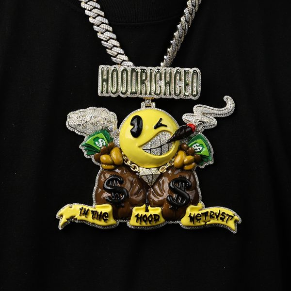 CD23OCT180图片 (4) GIANT Logo Pendant × Enamel Drip Madness