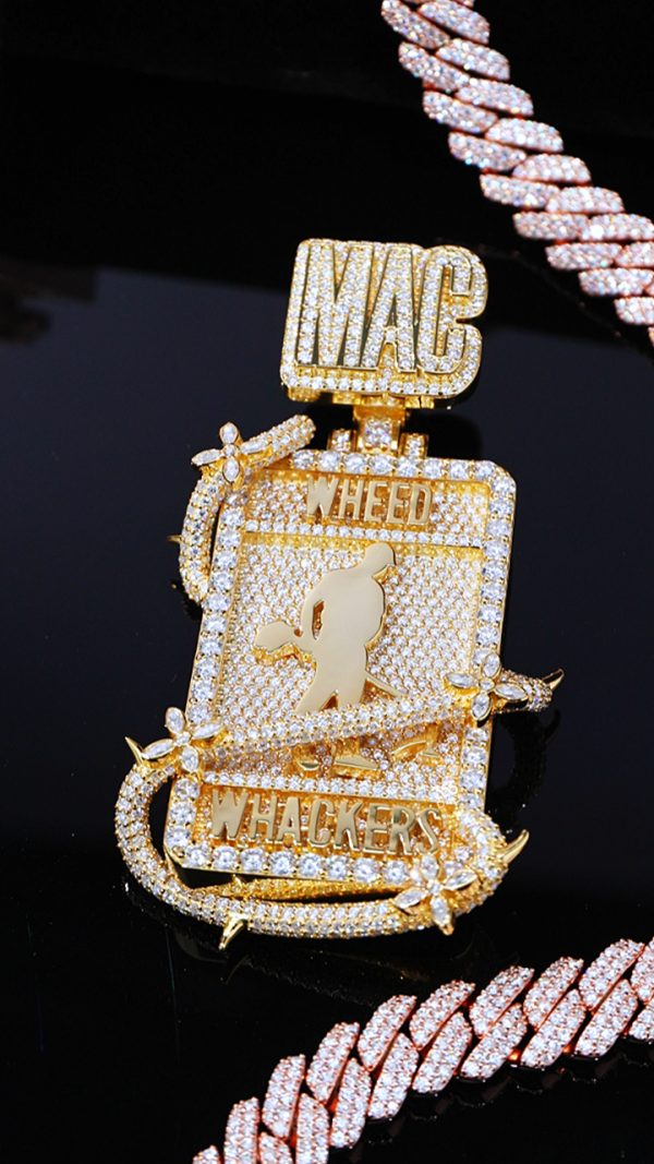 Custom Wrapped Dog Tag Pendant