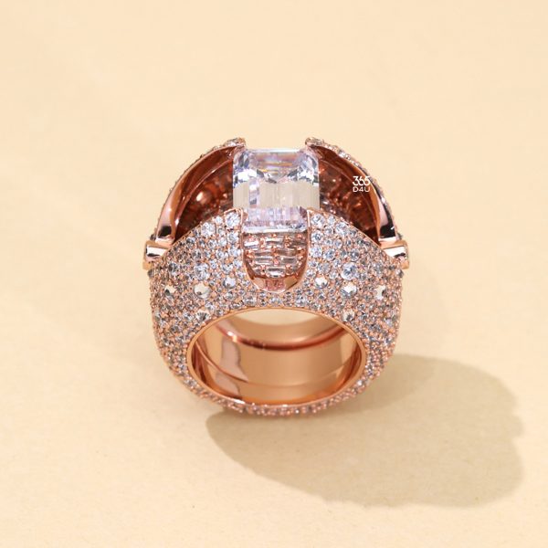 Regal Halo Duo Ring Set