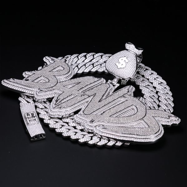 22dec080图片 (2) Bold Brush-Script Custom Pendant — The Street Classic