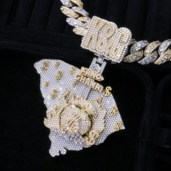 Custom 3D South Carolina State Pendant