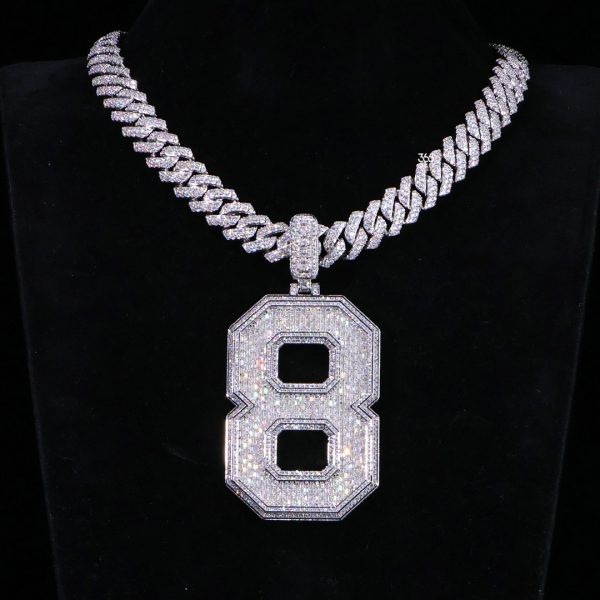 Jersey-Style Giant Letter Pendant