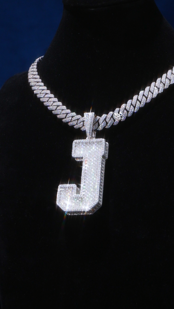 J Custom 11mm Thick Varsity Letter Pendant