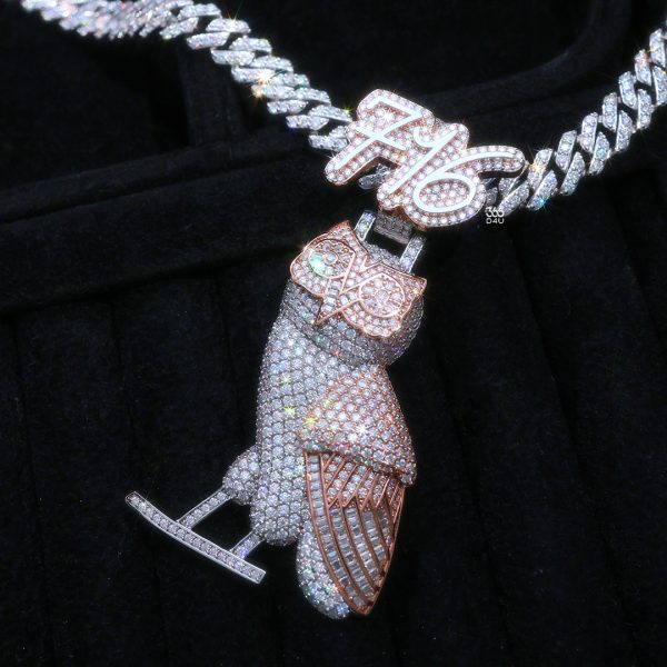 3D Owl Emblem Pendant