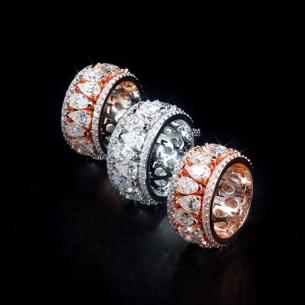 CD23JAN153图片 (1) Pear-Cut Diamond Band Ring