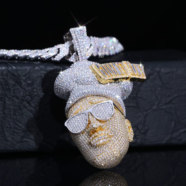 CD24OCT113图片 (2) 3D Chef Portrait Pendant