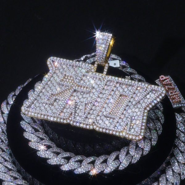 ERICK Custom Jersey Font Emerald Pendant