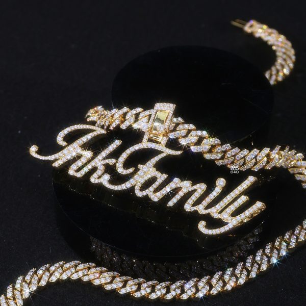 CD25NOV0879图片 (5) Mini Cursive Multi-letter Pendant