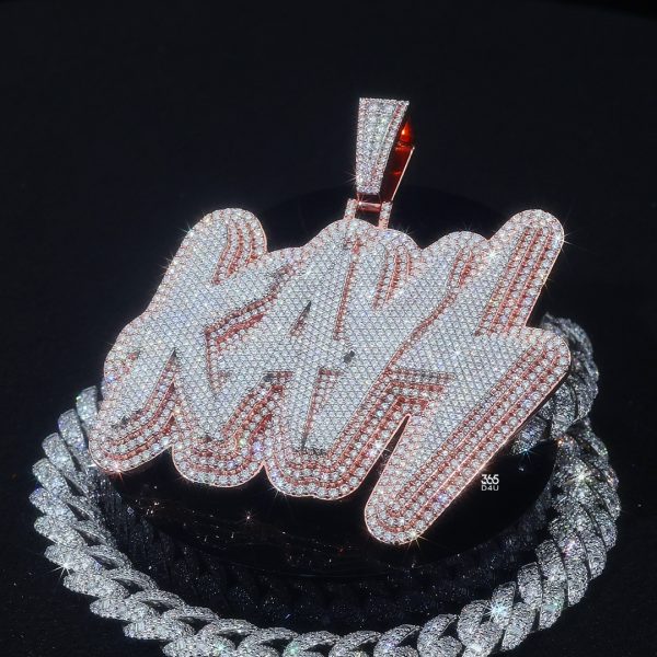 KAYS Custom 3D Brush Letter Pendant