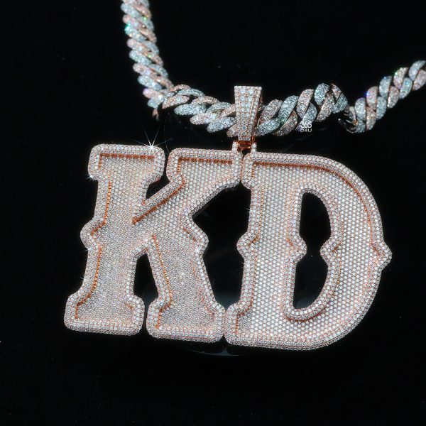 KD Custom Varsity Jersey Letter Pendant