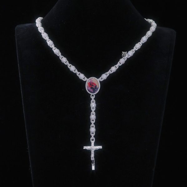 25jul020图片 (1) Photo Rosary Cross Pendant
