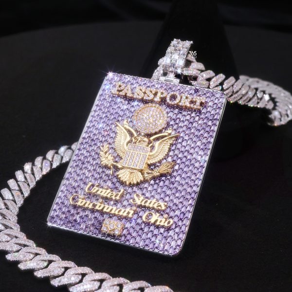 Custom Double-Sided Passport Pendant