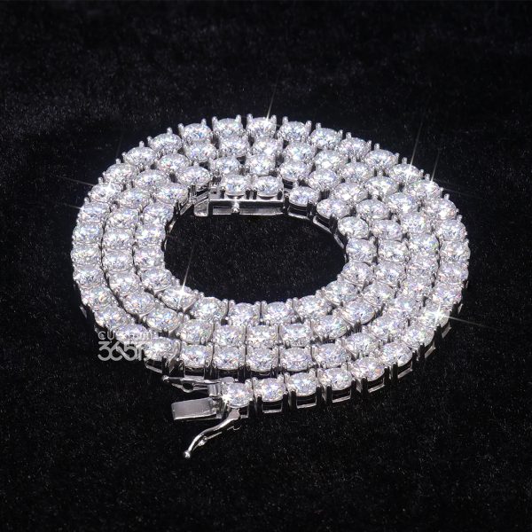 3mm/5mm moissanites tennis chain