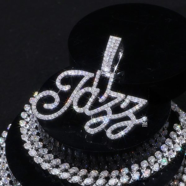 CD25DEC0058图片 (1) JAZZ Custom Script Name Pendant