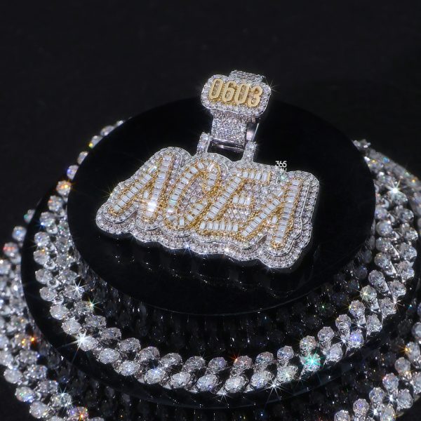 ACEA Mini emerald name Pendant