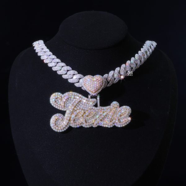 Teezie Custom Script Letter Pendant