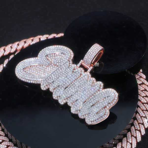 CD25DEC0666图片 (1) EMMA Elegant Cursive Name Pendant