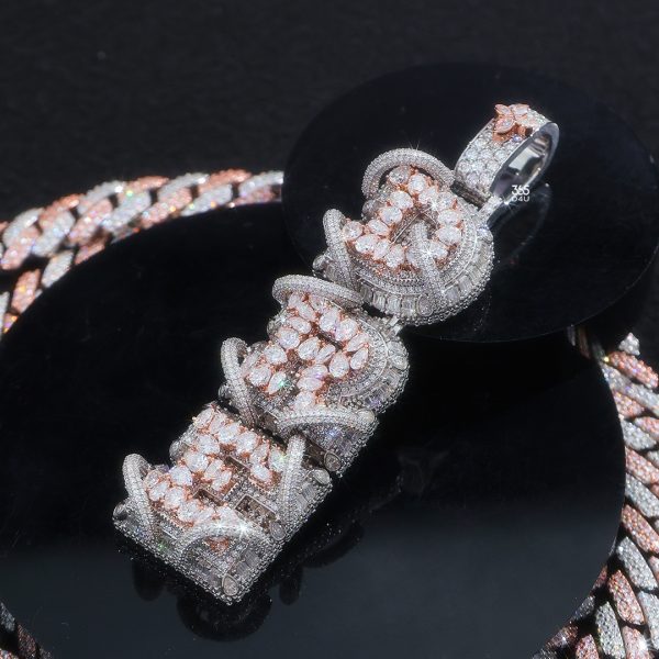 DRE Custom Vertical Pendant with Wrapped Details