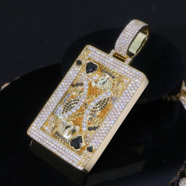 CD25NOV0037图片 (1) King of Hearts Playing Card Pendant