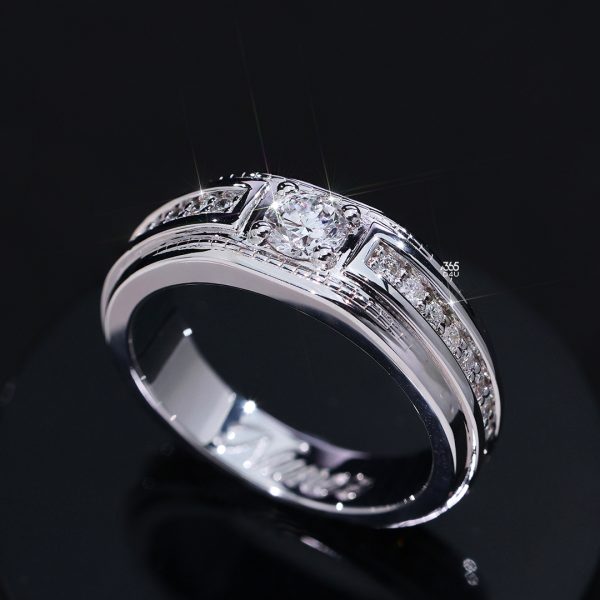 Custom Lab Diamond Ring – 5.0mm Center
