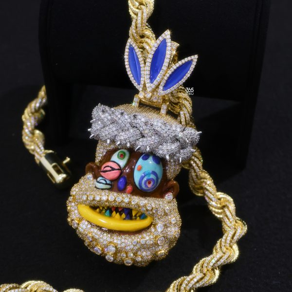 CD25NOV1088图片 (3) Custom Vibrant Enamel Logo Pendant