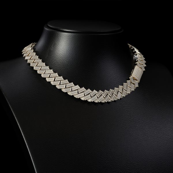 Double-Row Link Cuban Chain