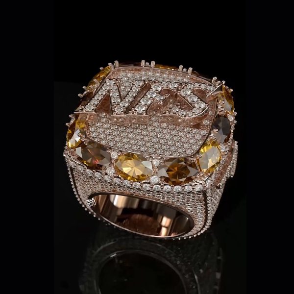 Custom Oval Halo Champion Ring