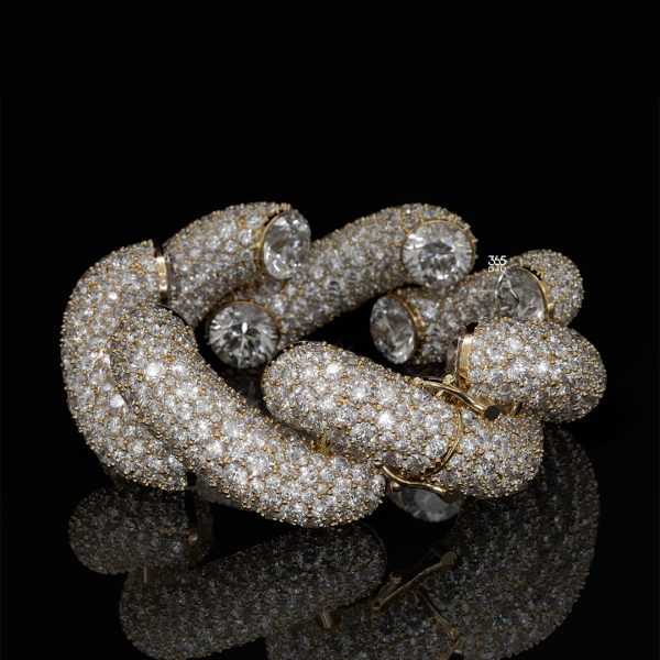 PD-C0423图片 (1) Heavyweight Iced Link Bracelet
