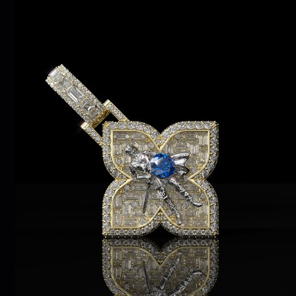 PD-C0434图片 (1) Custom Medieval Knight Pendant