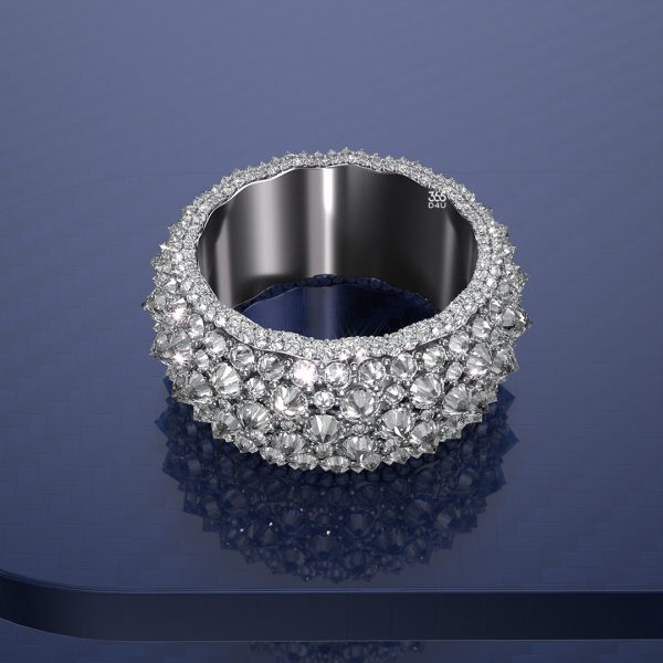 PD20240711图片 (4) Diamond Reverse-Set Band Ring