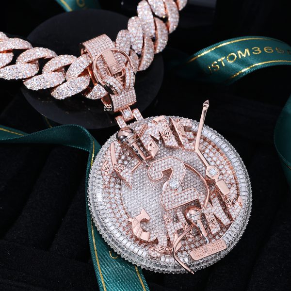 CD25MAR587图片 (1) Custom 3D Turntable Disc Pendant