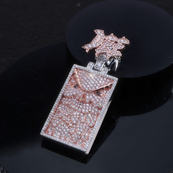 Dog Tag Pendant with 3D Logo