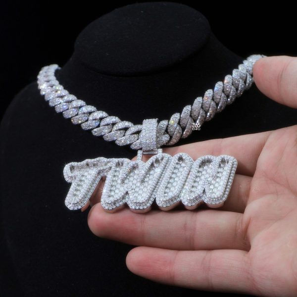 CD26JAN0209图片 TWIN Brush Letter Pendant