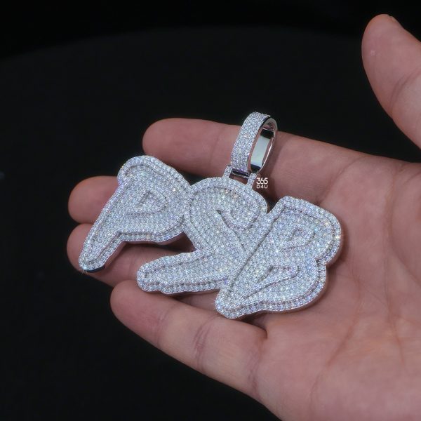 CD26JAN0361图片 PSB Brush Font Letter Pendant