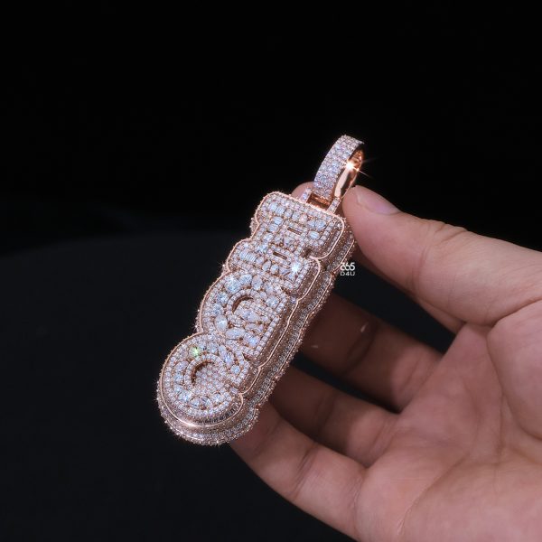 CD26JAN0450图片 (2) EGC Vertical Pendant with Fancy-Cut Diamonds