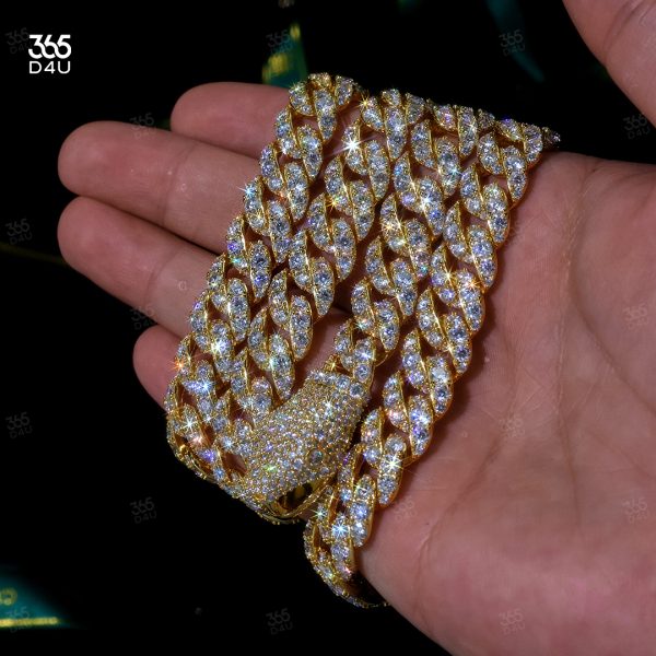 12mm Snake Head Cuban Chain