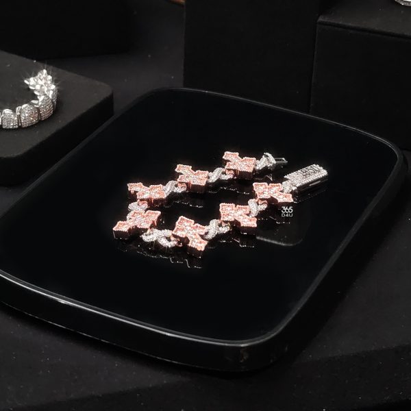 8mm infinity cross bracelet