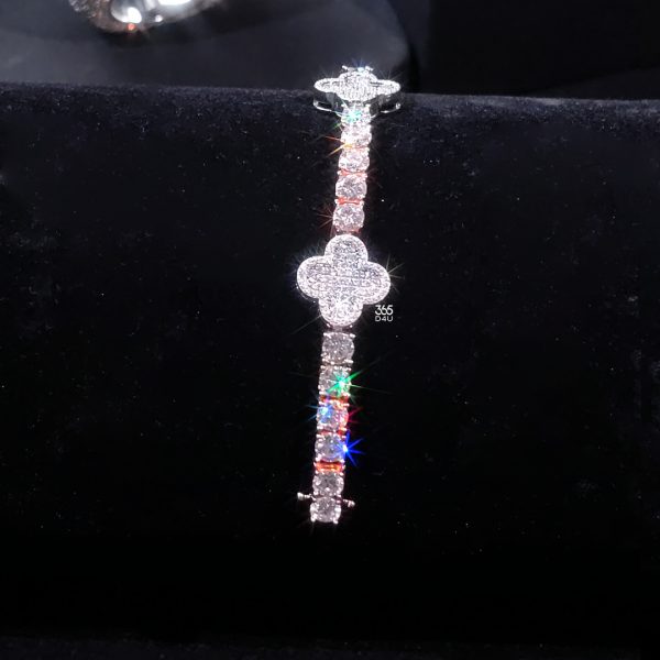 5mm clover tennis bracelet