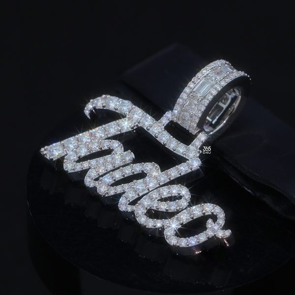 TADEO Cursive Mini Pendant – 0.8" No Background Design